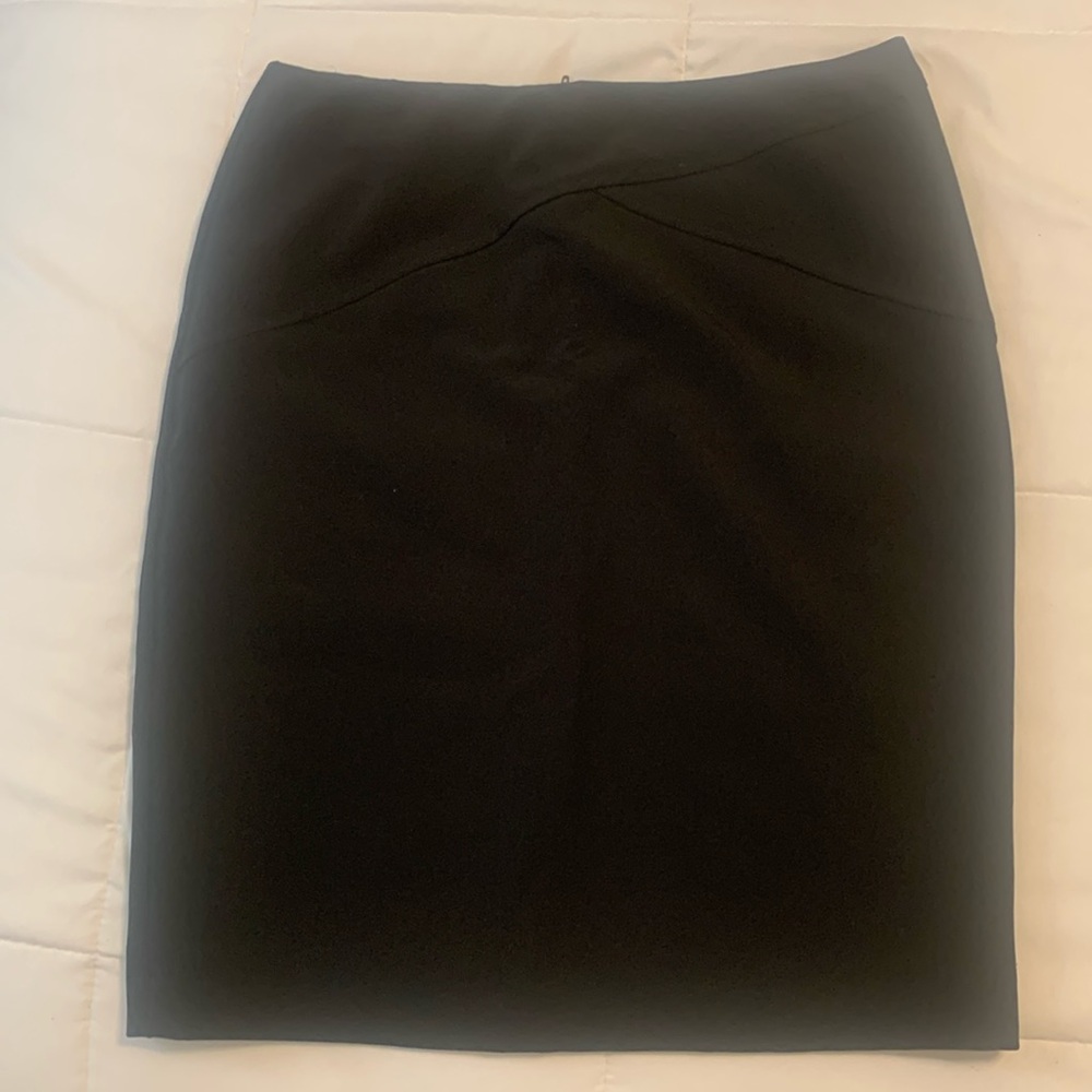 Black shirt with crisscross accent in front